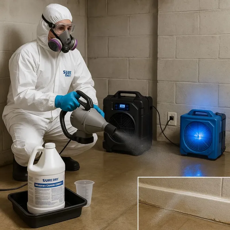 Sanitization and Odor Removal process in Oquawka, IL
